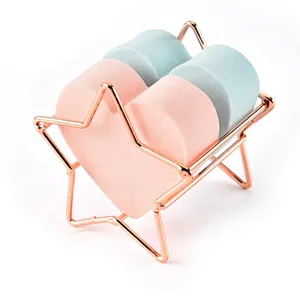 Beauty Makeup Sponge Puffs Display Holder Water Drop Cosmetic Puff Stand Bracket Gourd Puff Egg Drying Holder Support Tool