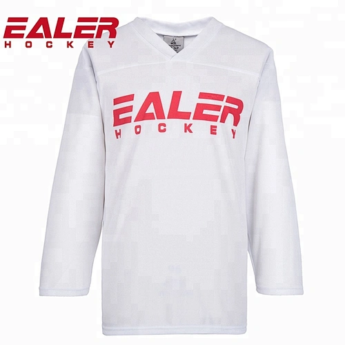 EALER Whosale Soild white Training Ice Hockey Jersey In Stock