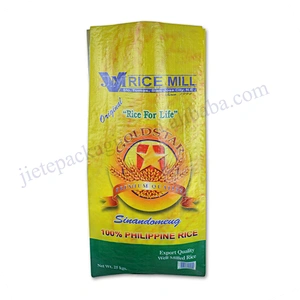Agricultural Use and bopp laminated 25kg pp woven rice bags for grain,basmati biryani rice bag