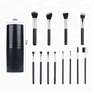 Best Selling Products Custom Logo Cosmetic Bag Maquillaje 12pcs Make up Brush Set Private Label