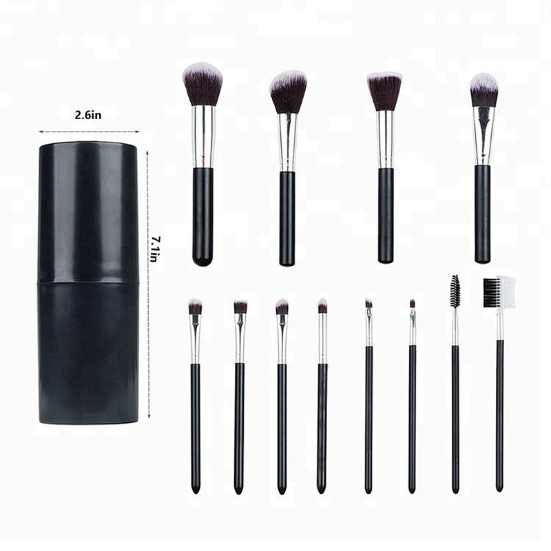 Best Selling Products Custom Logo Cosmetic Bag Maquillaje 12pcs Make up Brush Set Private Label