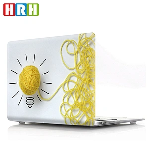 creative bulb pattern laptop case plastic shell case laptop protection for macbook pro makeup for macbook 13 case