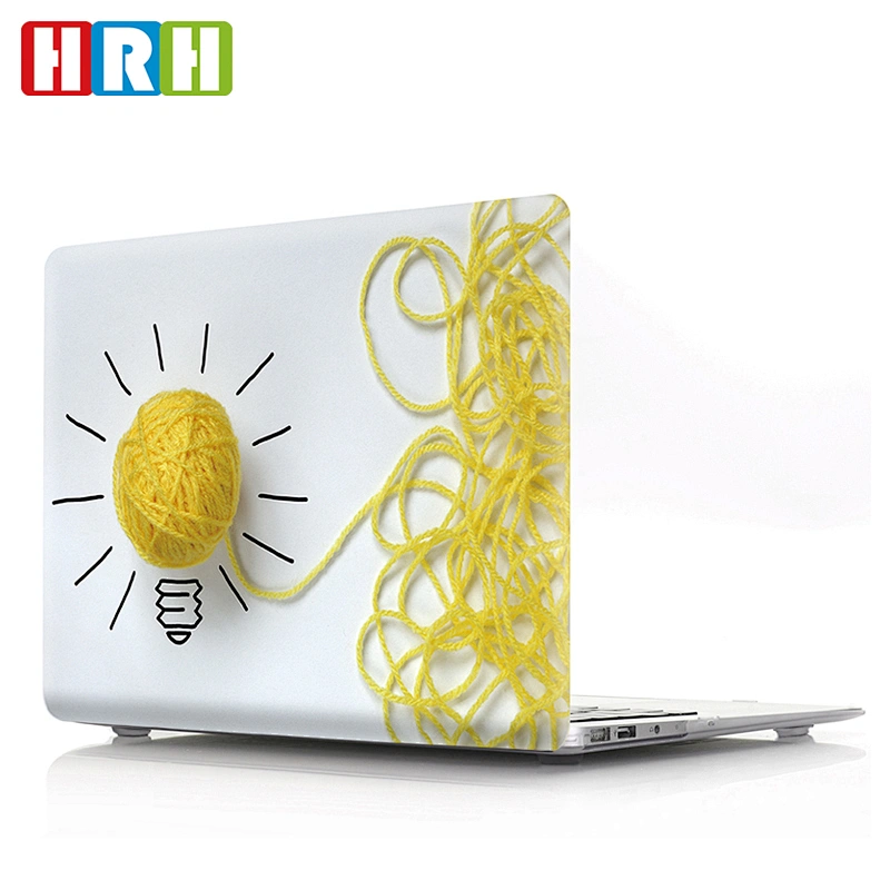 creative bulb pattern laptop case plastic shell case laptop protection for macbook pro makeup for macbook 13 case