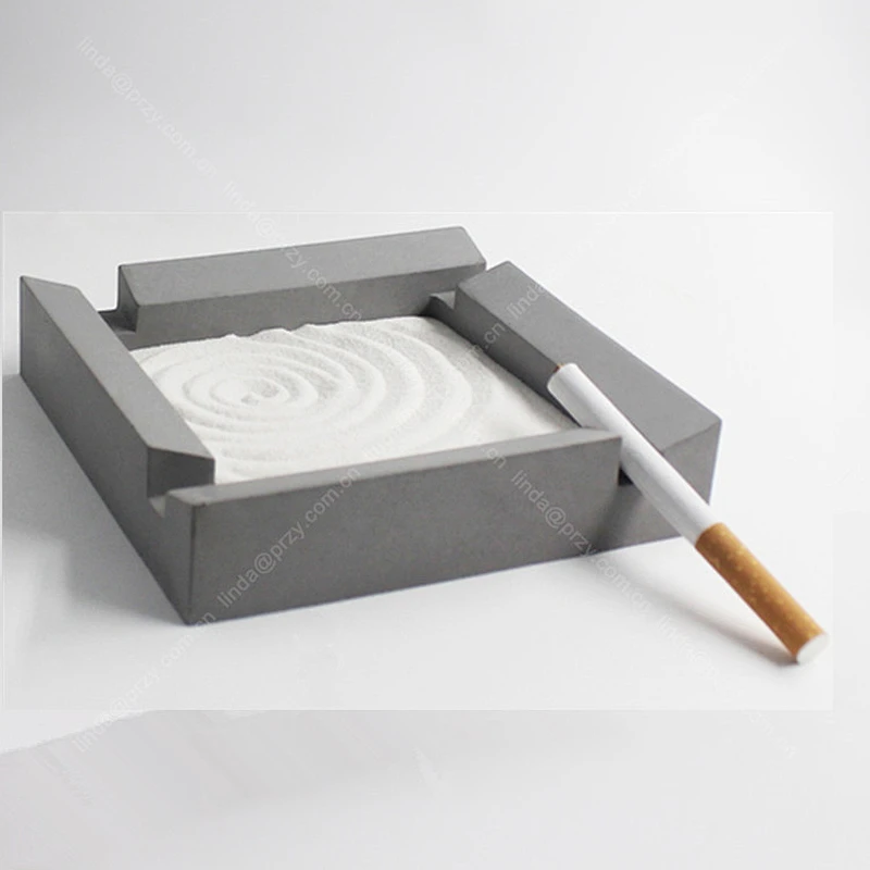Concrete ashtray Mould cement products Handmade ornaments Mold Ashtray silicone molds