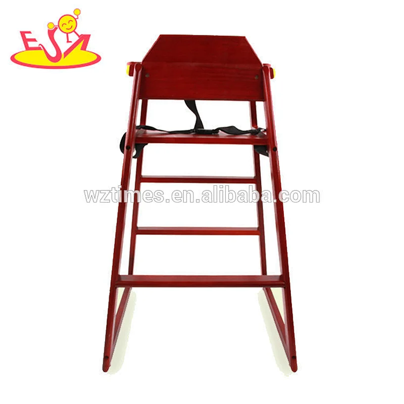 2018 new high quality wooden feeding chair for baby W08F049