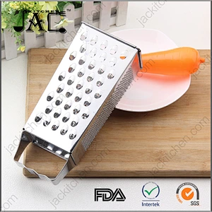 Box Grater Zester with SUPER STRONG Stainless Steel Handle + Sharp Large Slicer Kitchen Shredder