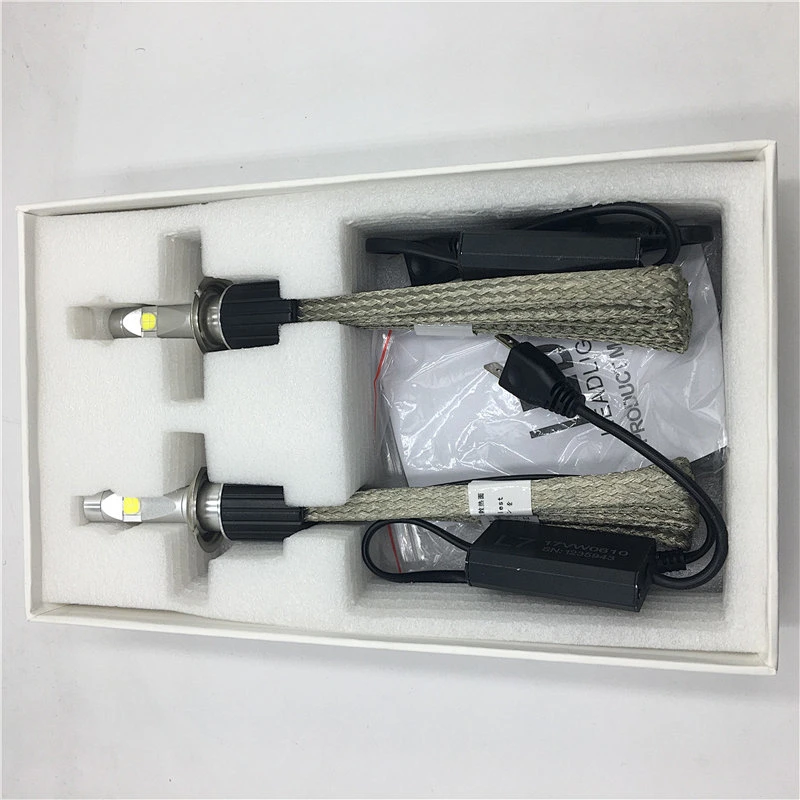 Car Led Headlight 8000lm 60w  L7 H7 Motorcycle Light Auto H7 Led Headlight