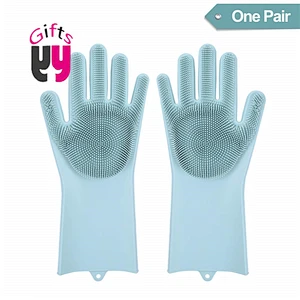 Heat Resistant Silicon Dish Scrubber Glove
