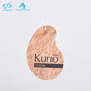 Printing LOGO best promotional gifts custom hanging paper car air freshener