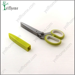 Newly Design Utility Stainless Steel 5 blade Herb Scissors