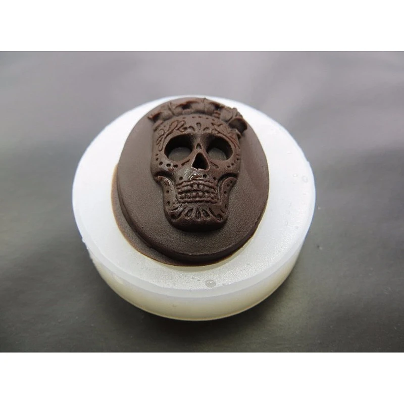 F5202 cranium fondant mold cake decorating tools silicone molds PRZY