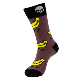 Wholesale Women Custom Fashion Casual Cartoon Banana Jacquard Socks