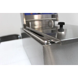 Counter Top 1 Tank 1 Basket 6L CE Approved Commercial Chicken Pressure Fryer and Deep Fryer Oil Filter Machine