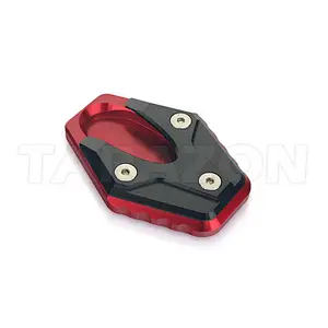 Best performance aluminum universal motorcycle kickstand pad