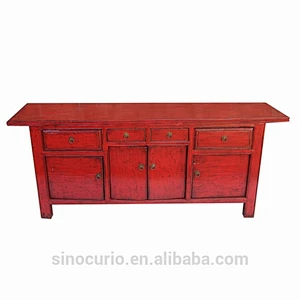 chinese reclaimed solid wooden cabinet living room furniture