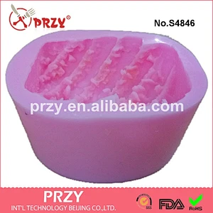 S4846 3D pineapple shape silicone soap mold handmade pineapple soap mould fruit soap mold