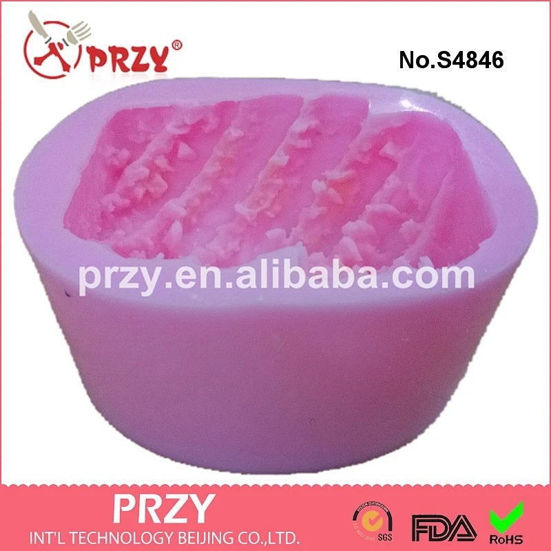 S4846 3D pineapple shape silicone soap mold handmade pineapple soap mould fruit soap mold