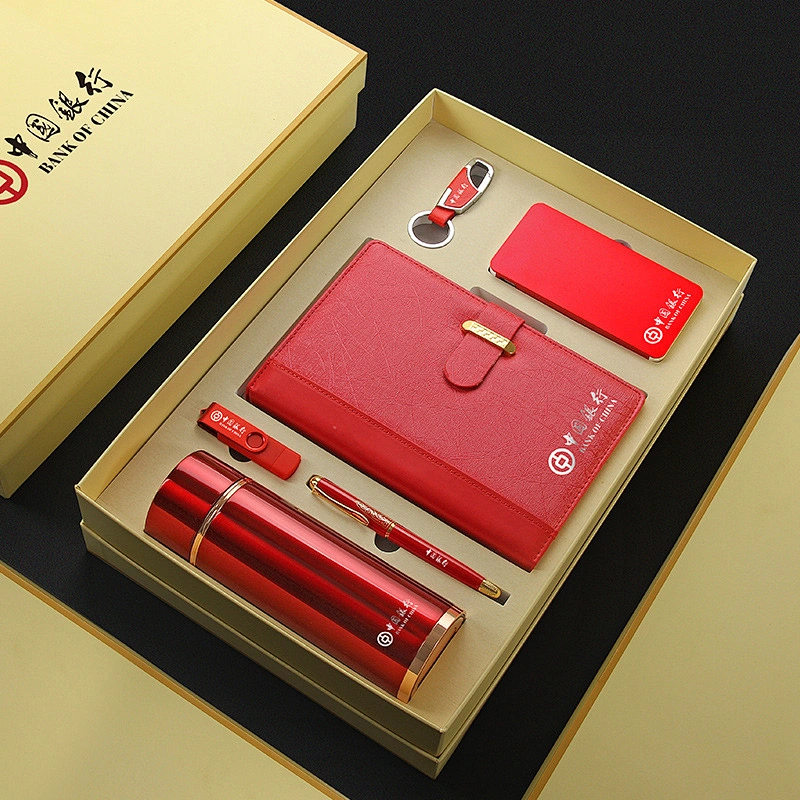Cheap Price Personality Customized Logo Box Gift High-end Company Office Gift Set Low MOQ Wholesale Business Gift Set