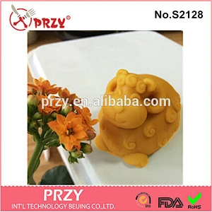 DIY handmade 3d sheep silicone molds for soap making