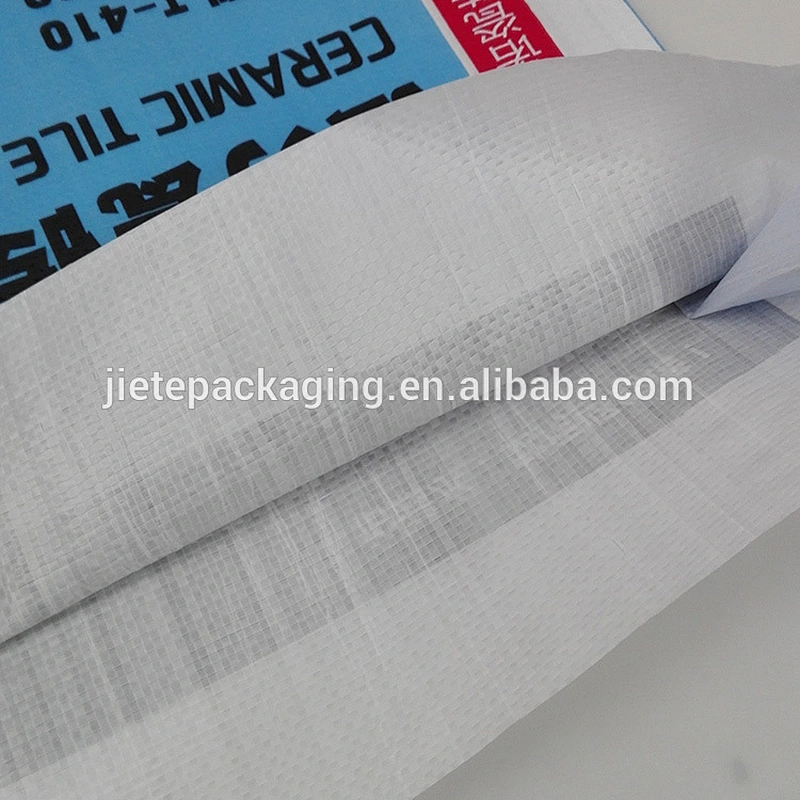 Video, moisture proof decorative use pp woven bag for cement, adhesive, outer wall putty 20kg