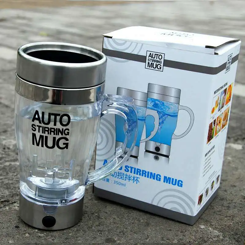 Wholesale Portable Juice and Coffee Mixing Cup Auto Automatic Electric Self Stirring Mug with Handle