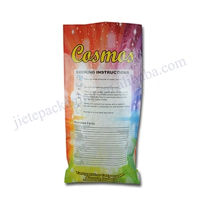 New design printing 50kg plastic bopp laminated pp woven basmati rice packaging bag