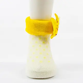 Autumn Winter wholesale kids manufacturers Newborn non slip floor lovely cartoon cat bear coral velvet Baby shoe Socks