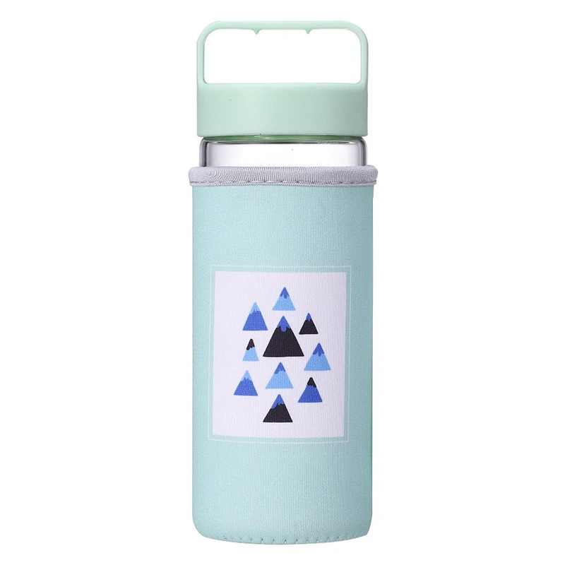 Guangzhou Manufactory Customized Logo Coffee Mug with Lid Sleeve Anti-heat for Sport