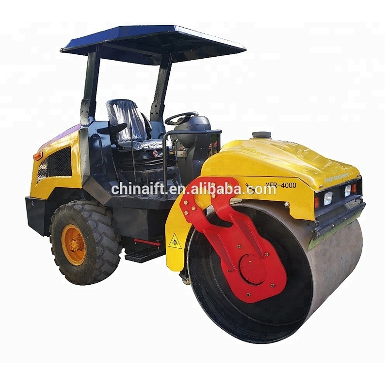 China supplier 4000kg YFR-4000 Single Drum Vibratory Rollers with competitive price