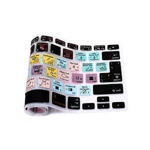 China Supplier Ado be Illustrator AI Hotkeys silicone keyboard skinKeyboard Protector Russian Custom Keyboard Skin For macbook
