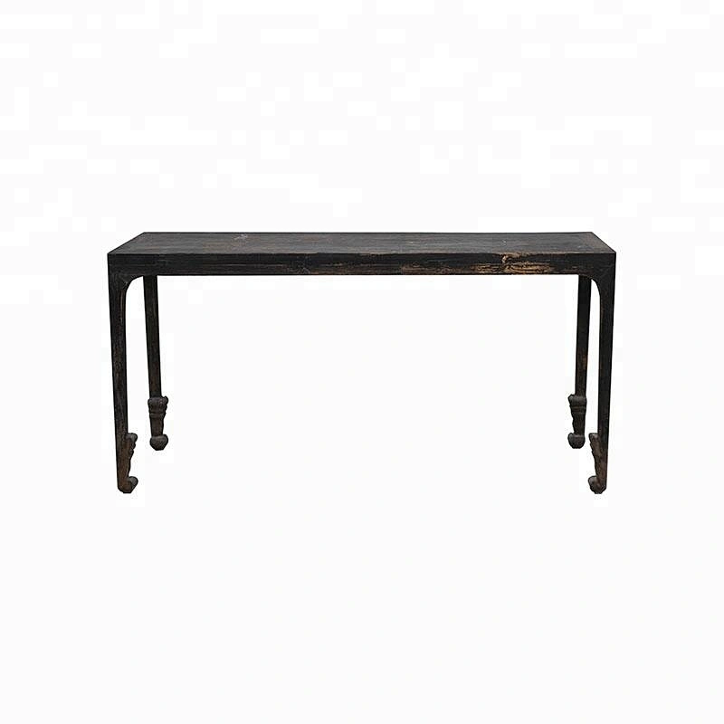 chinese antique oriental solid wood old side altar table