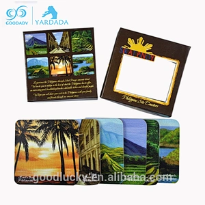 Guangzhou ceramic factory custom drink coasters with any shape