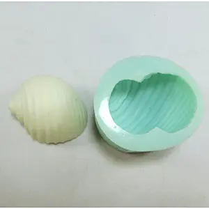 QT0032 Conch Shells soap Mold handmade silicone Candle moulds przy