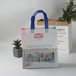 White cheap eco friendly recycle shopping tote bag foldable