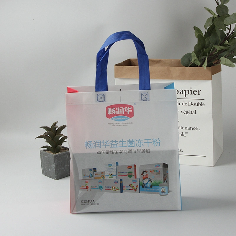 White cheap eco friendly recycle shopping tote bag foldable