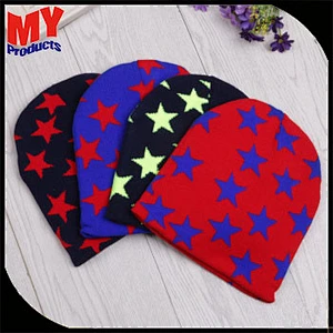 wholesale Good quality hot sell adults star pattern hats