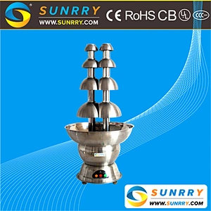 Commerical electric high quality stainless steel chocolate fountain machine price