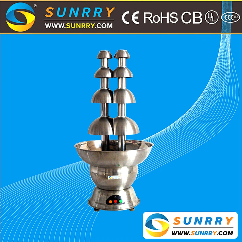 Commerical electric high quality stainless steel chocolate fountain machine price