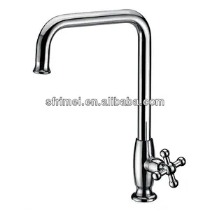 Good quality Polished Single Handle Long Neck Kitchen Faucets Cold Water Tap