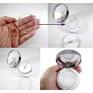 7pcs Clear Silicone Makeup Brush Applicator Sponge Perfect for Eye Blush Lips BB CC Cream