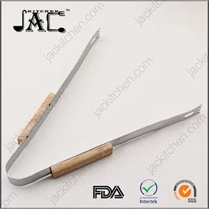 Hot Selling 2017 Amazon Stainless Steel Pp Serving Food Tongs
