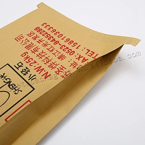 Customized 25kg bopp laminated pp woven chemical 25kg kraft paper cement bag size