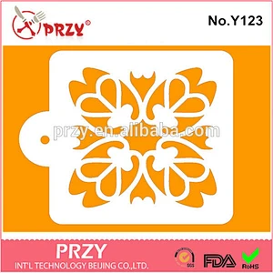 Eco-friendly Y123 flower cookie fondant cake stencils