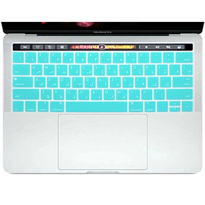 Arabic language keyboard covers Custom Keyboard Silicone Skin For macbook pro 13 Touch keyboard A1707 A1706