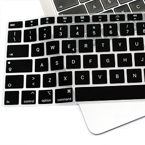 Colorful Waterproof  laptop skin protector custom silicone Italian Language Keyboard Cover Protector for Mac Air 13