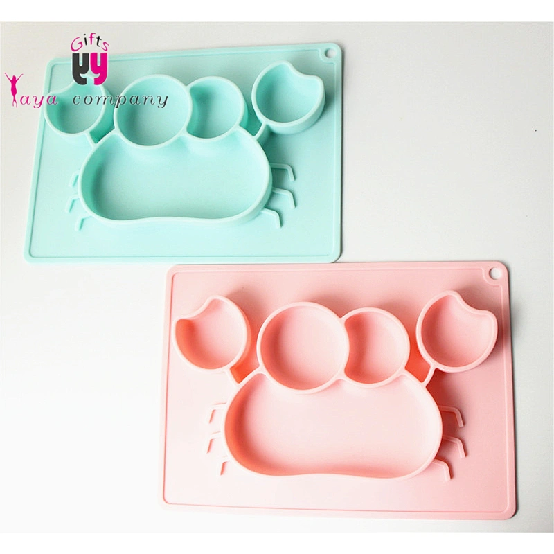 Manufacturer Direct Sales One-piece Silicone Baby Placemat