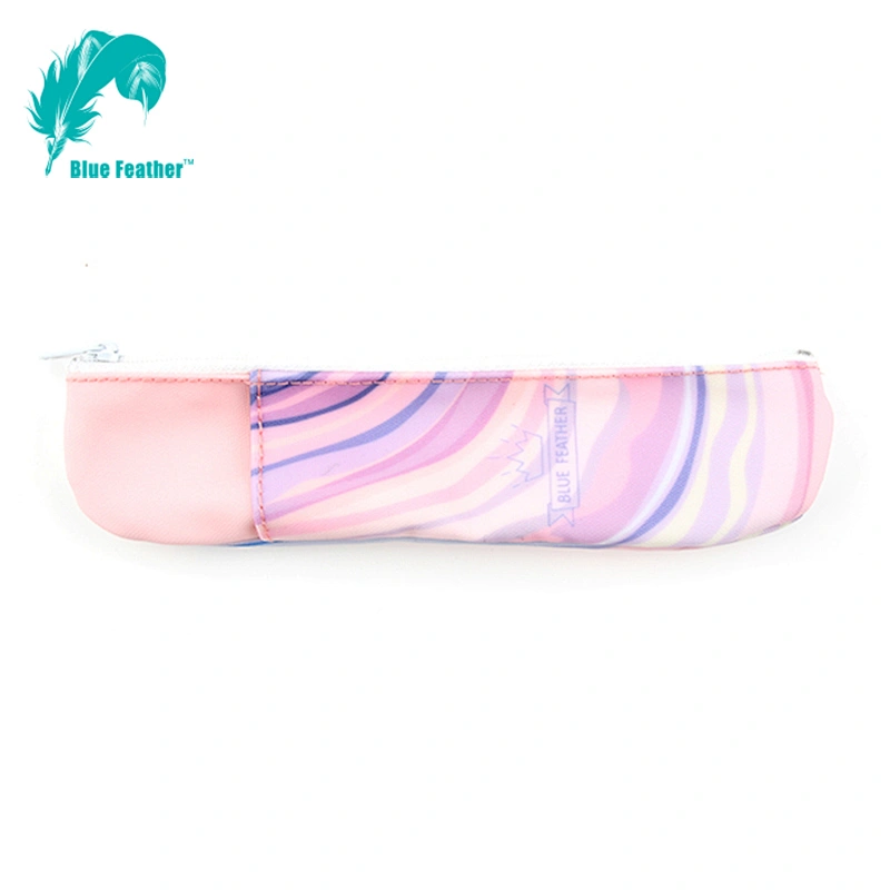 Hot sell oem custom printing canvas zipper pencil bag