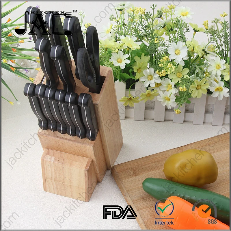 Hotsale 13Piece Knife Set Stainless Steel Kitchen Knife Set with Wooden Block