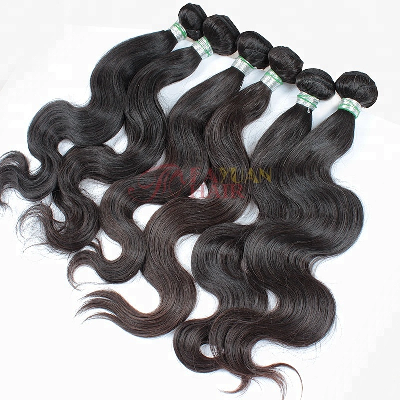 100% full cuticle virgin human hair from top donor natural color best grade Cambodian Ocean Wave Hair