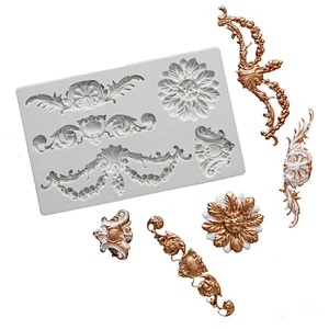 European Embossed Totem silicone fondant mold Cake chocolate mold PRZY